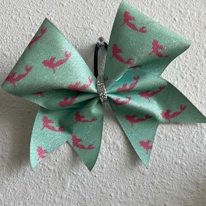 Mermaid cheer bow